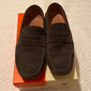 Men’s Gray Driving Loafers